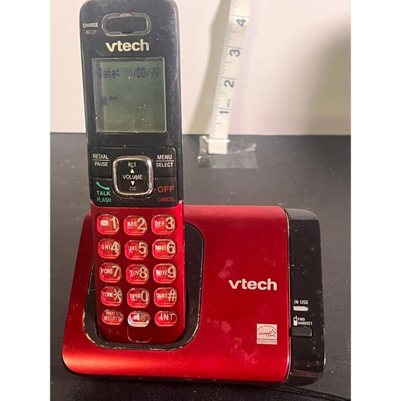 VTech CS6719-16 DECT 6.0 Cordless Phone System w/Caller ID/Call Waiting RED (RA) - Picture 1 of 4